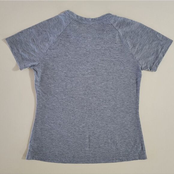 Athletic Works Women's Gray Moisture Wicking Active Short Sleeve Crewneck Tee - Picture 9 of 9